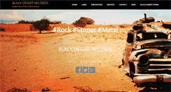 Desktop Screenshot of blackdesertrecords.com